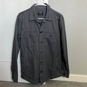 Abercrombie & Fitch Military Gray Shirt Jacket